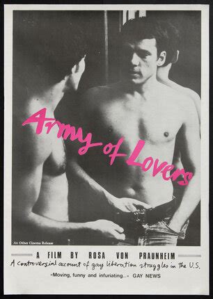 Army Of Lovers A Film By Rosa Von Praunheim A Controversial Account