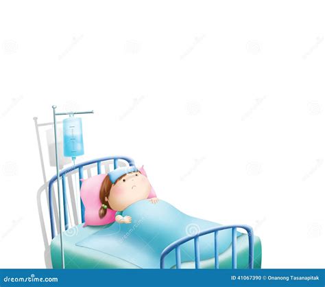 Girl Sick Stock Illustration Illustration Of Think Miss 41067390