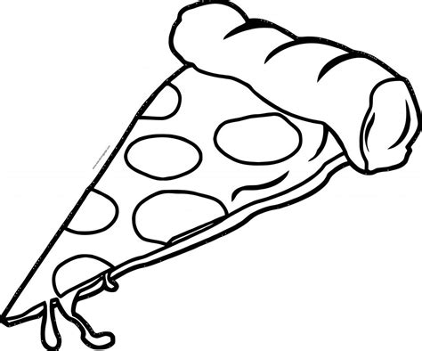 Make A Pizza Coloring Page Boringpop