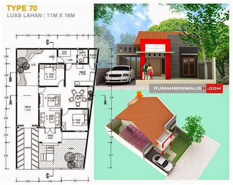 Rumah kotak kayu juga menggunakan furnitur kayu jati di ruang tidur, perpustakaan, dan area foyer untuk memberikan kesan elegan dan mewah khas kayu jati. Desain Rumah Minimalis 1 Lantai Beserta Denahnya - Gambar ...