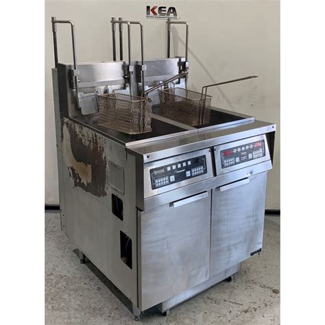 Used Frymaster Gas Deep Fryer With Filtration System