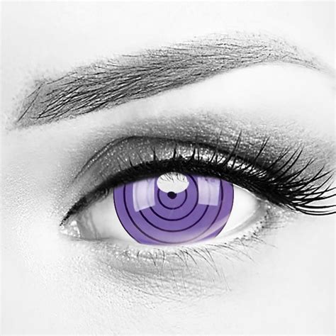 Naruto Sharingan Rinnegan Purple Mini Sclera 17mm Contacts Mocoqueen