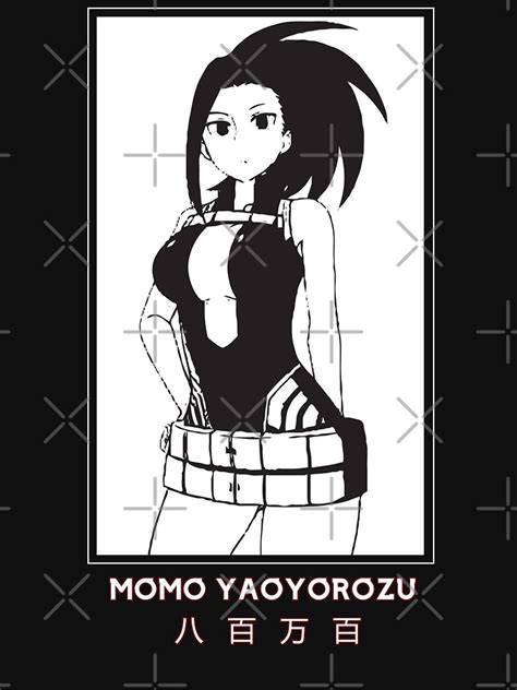 Momo Yaoyorozu My Hero Academia Black Version T Shirt By