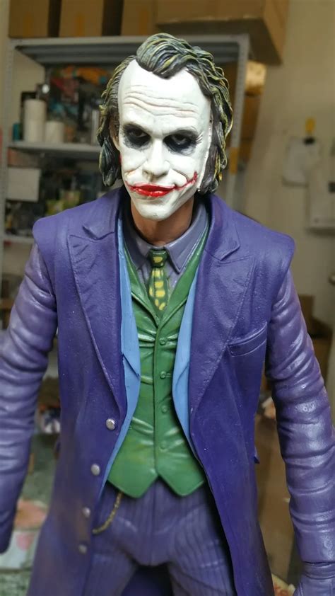 Neca Batman The Dark Knight The Joker Heath Ledger Action Figure 14