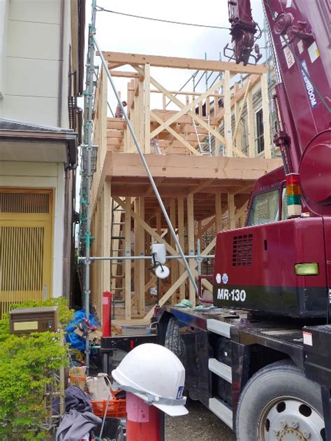 🏠静岡市葵区安東 Y様邸 新築現場－14 雨が降る前に、防水工事を終わらせたい！ 株式会社建築システム