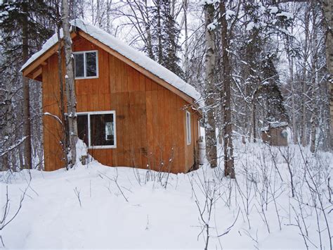 Off-Grid Cabin in Alaska