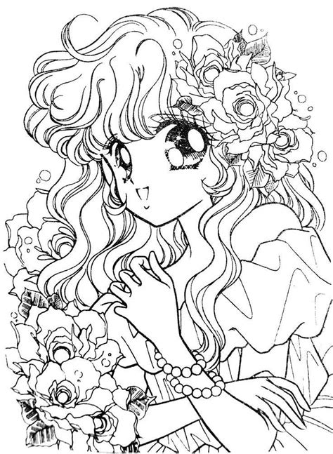 Shoujo Coloring Pages Anime Amino