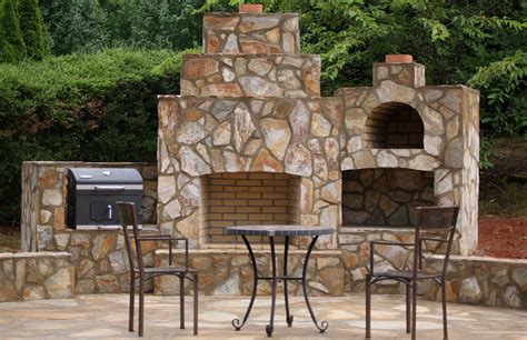 Hey Yall This Beautiful Outdoor Fireplace Pizza Oven And Meat Smoker