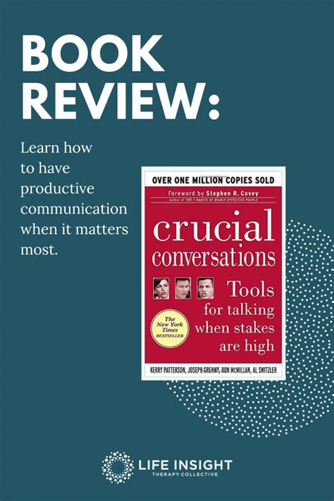 Book Review Crucial Conversations Life Insight Western Springs