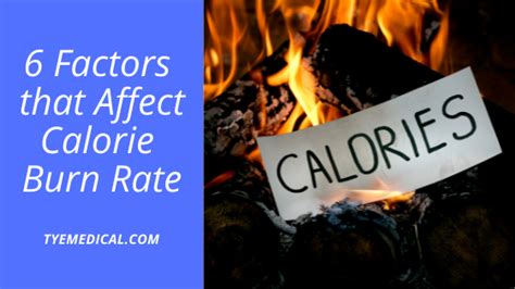 What Affects How Many Calories You Burn 6 Factors To Consider Tye