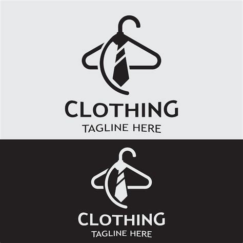 Premium Vector Clothing And Fashion Logo Design Hanger Concept