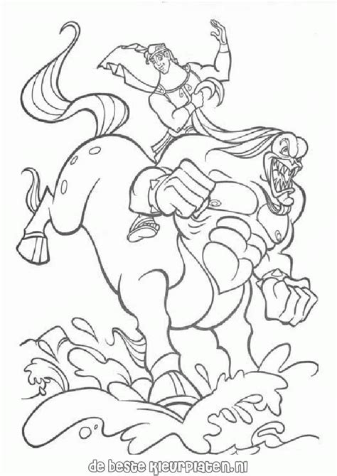 Disney Hercules Coloring Pages Coloring Home