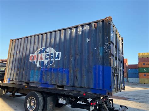 Used 20 Ft Shipping Container Standard 8 Ft 6 In High Used As Is