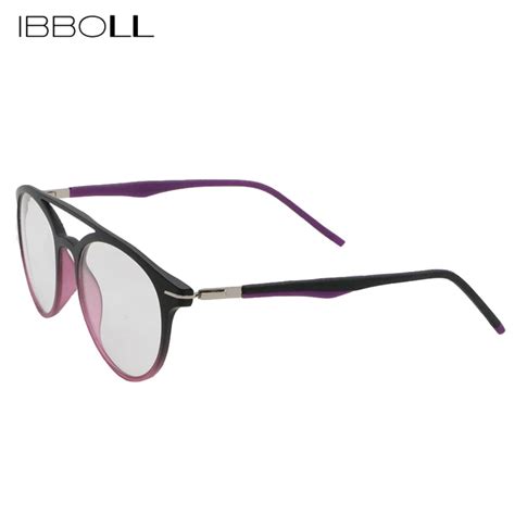 Ibboll Vintage Metal Optical Glasses Frame Women Transparent Eyeglasses
