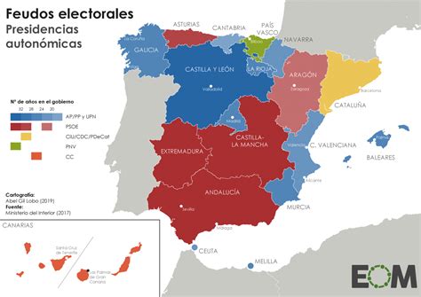 El Mapa De Las Elecciones Autonómicas En España Mapas De El Orden