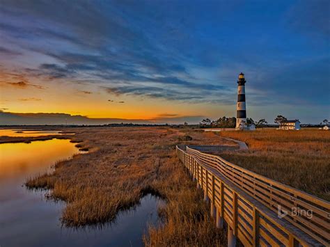 Bodie Island Lighthouse In North Carolina 2017 Bing