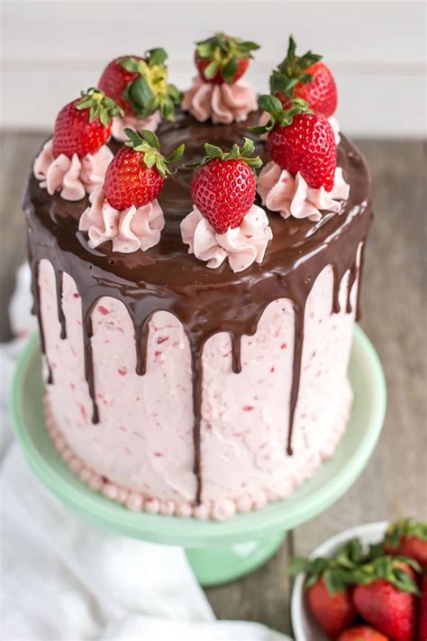 take chocolate dipped strawberries to the next level with this dreamy chocolate strawberry cake