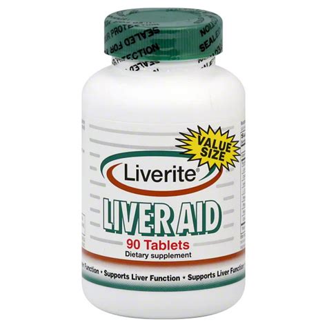 Liverite Liver Aid Tablets Shop Vitamins And Supplements At H E B