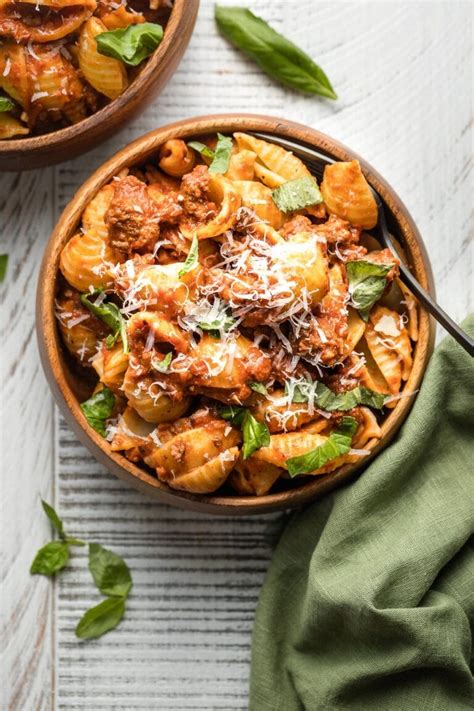 Weeknight Bolognese Nourish And Fete