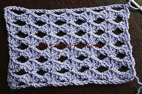 Basic Crochet Lace Stitch