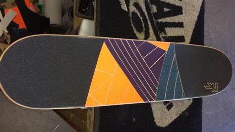Its the big thing to have a design cut out of your tape so the board shows through. Sk8 All: Cool griptape art