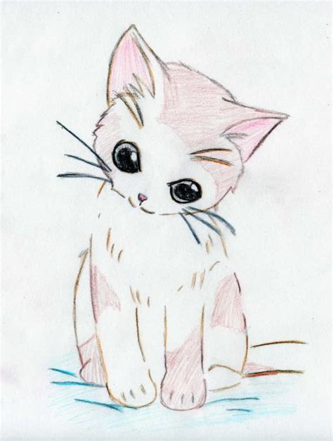 Cute Kitten Drawing At Getdrawings Free Download