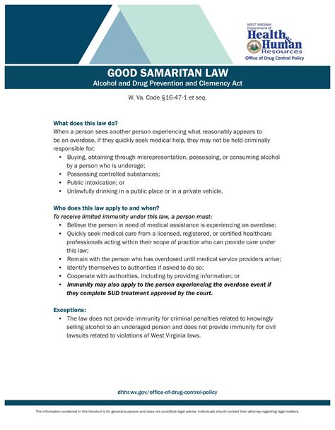 Overview of Good Samaritan Laws and Naloxone Access Laws
