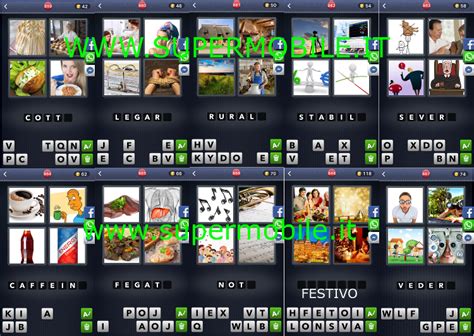 Qui si possono trovare tutte le risposte e imbrogliare per questo gioco. Soluzioni 4 Immagini 1 Parola dal livello 801 al livello 850