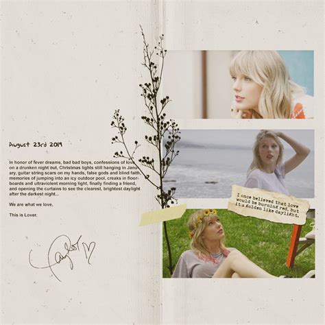 Thearcherlive“ You Are What You Love ” — Taylor Swift 2019 Tumblr