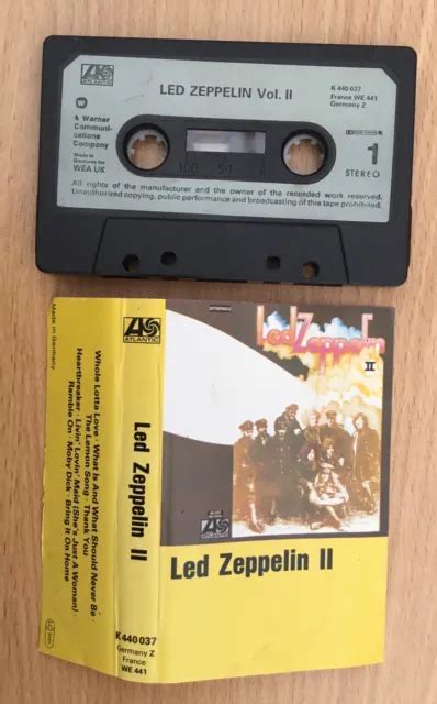 Led Zeppelincassette Album Ii Progpsychhard Rockheavy Metal Eur Picclick De
