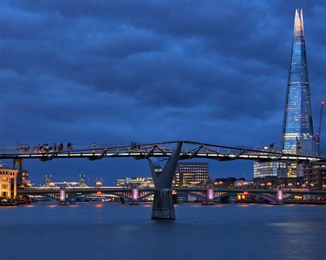 First Phase Of Illuminated River Lights Up The Thames In London