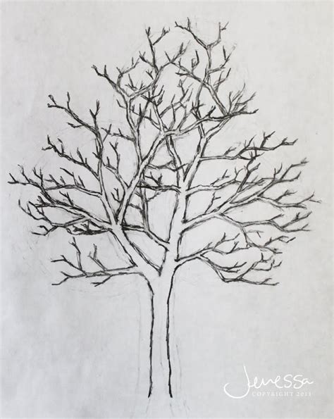 Cuando miramos un amplio paisaje es facil saber que objetos estan mas cerca y. JMarieMi: How to draw a tree