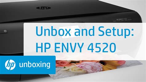 Unboxing Setting Up And Installing The Hp Envy 4520 Printer Hp Envy