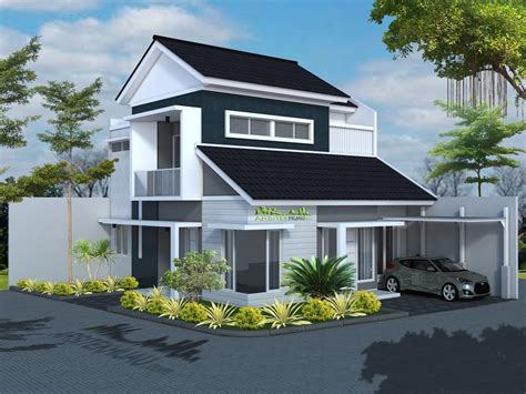 Desain rumah minimalis mewah, sederhana dan terbaru akan di bahas di blog ini. Desain Rumah Hook / Hoek Pak Febry di Pondok Ungu ...