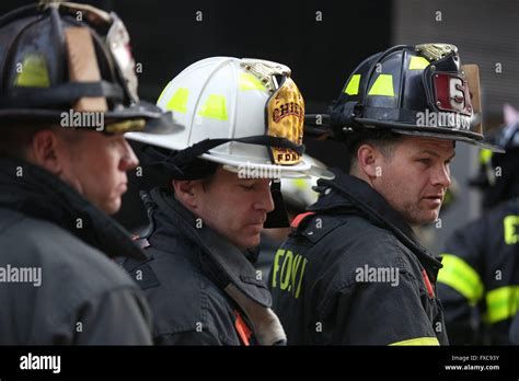 New York City Ny Usa 13th Mar 2016 Fdny Firefighters Prepare For