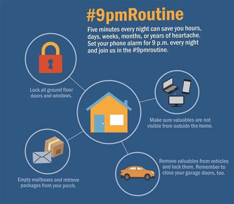 9pm Routine Tips Neighbors Public Safety Service Help Center