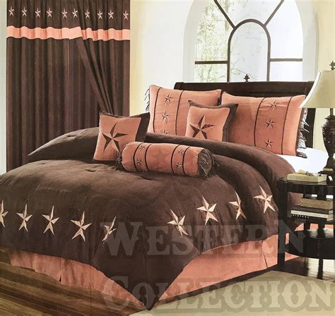 Western Peak Oversize Embroidery Western Star Comforter