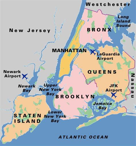 Lista 90 Foto Mapa De New York Con Nombres Cena Hermosa