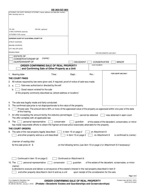 California law on conservators and guardians was substantively changed in 2006. Probate for Guardianships and Conservatorships - 88 Free Templates in PDF, Word, Excel Download