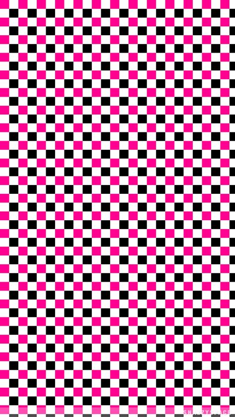 Hot Pink Checkers Iphone Wallpaper