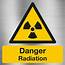 Danger Radiation Sign  Signbox