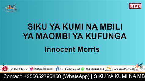 SIKU YA KUMI NA MBILI YA MAOMBI YA KUFUNGA 23 01 2023 By Innocent Morris YouTube