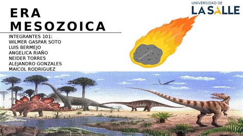 Periodos De La Era Mesozoica Diapositivas De Geología Docsity