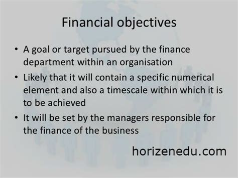 Strategic management is an essential part of an organisation which provides objectives to be achieved and also provide guidelines to achieve those. Finance Definition in Accounting Objectives + Types ...