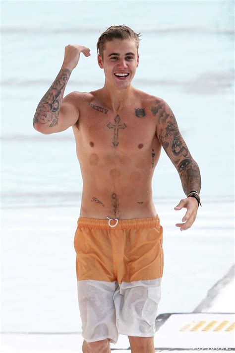 Justin Bieber Shirtless Pictures POPSUGAR Celebrity