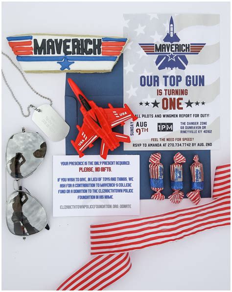 Top One Mavericks Top Gun First Birthday