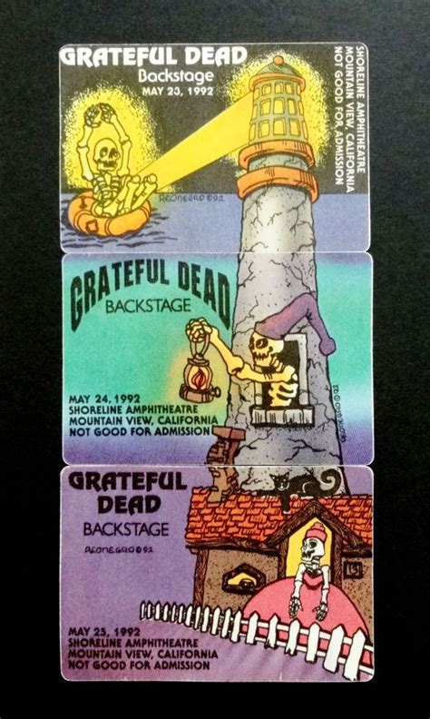 Time lapse puzzle ravensburger mickey mouse making mickey magic 40320 pieces all parts. Grateful Dead Backstage Pass Puzzle 1992 Shoreline ...