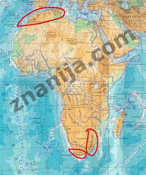 Какие горы расположены на материке африка — Знанияorg
