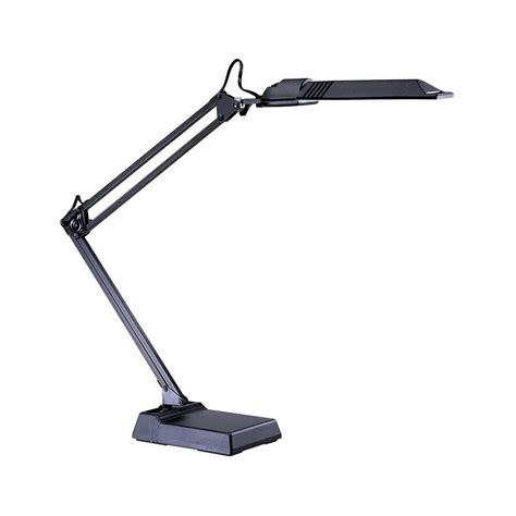 Macally led dimmable warm white desk, nightstand and bedside charging lamp. Dainolite Lighting Utility 36-in Adjustable Black Swing-Arm Desk Lamp with Plastic Shade at ...