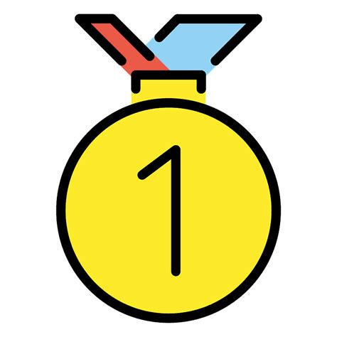 1st Place Medal Emoji Clipart Free Download Transparent Png Creazilla